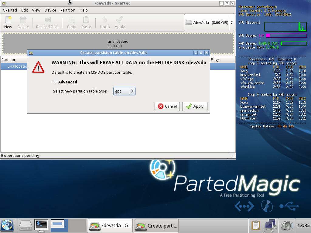 BartPE mini Windows 7 mini Windows XP WinPE Partition manager all in Hirens Boot DVD Restored Edition