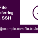 SCP Command line tool 20 SCP Command line tool