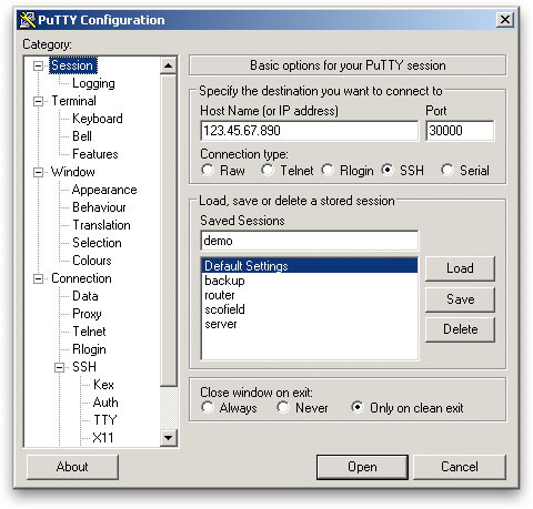 Putty SSH - Password-less & timeouts