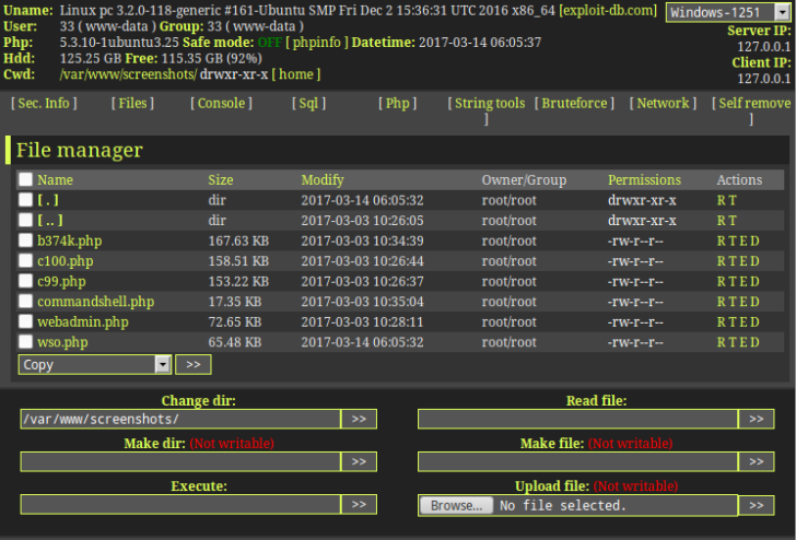 Finding Php Shell Scripts In Your Website