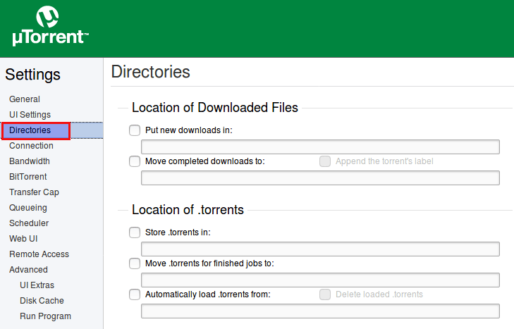 Lightweight μTorrent (utorrent) torrent clients for Linux and Windows OS