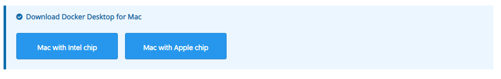 Docker DeskTOP for Mac Chip Type