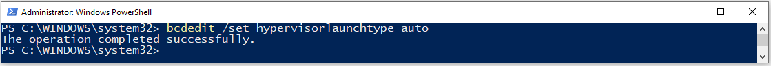 power shell hyper-v auto start