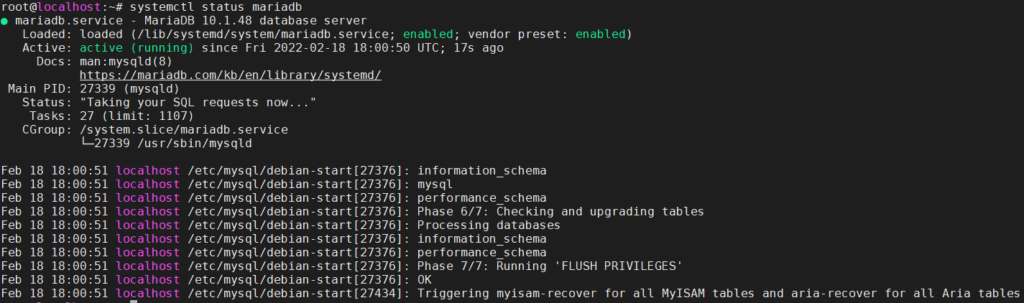 Install MariaDB Server