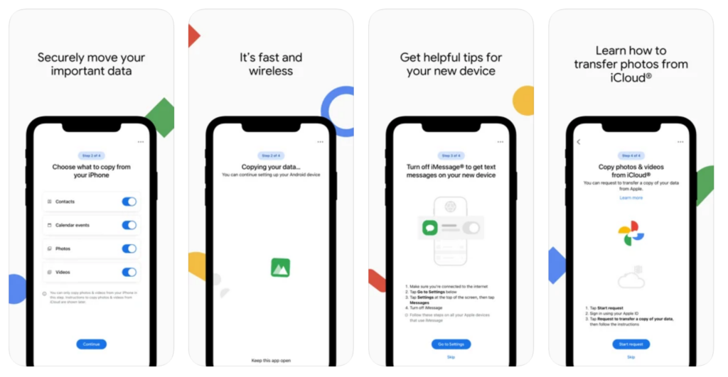 Google Switch To Android App (IOS APP Store)