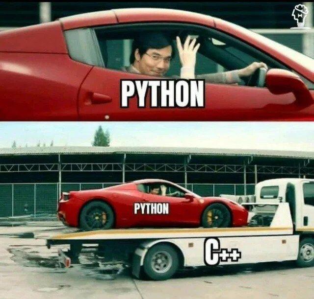 Python C++ True Story 😅