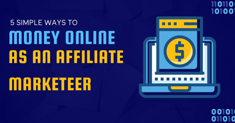 Make Money Online As An Affiliate Marketeer