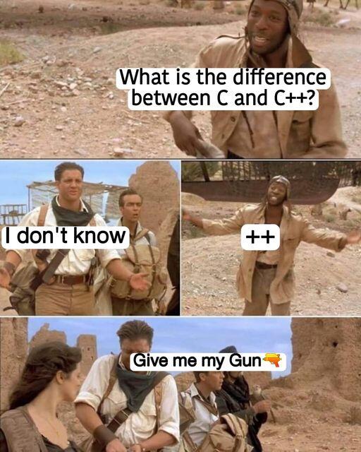 The difference Between C and C++ 😅!