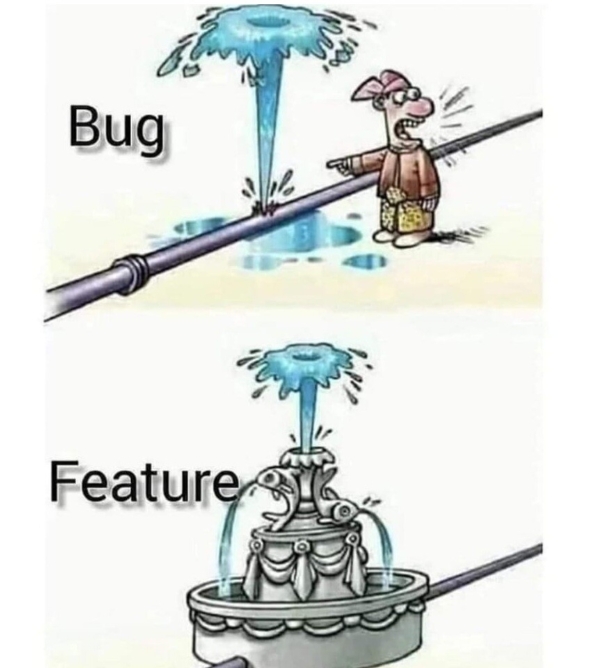 It's not a bug. It's a feature 😅 😂!