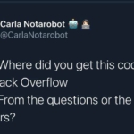 From the questions or the answer!? 😅😂