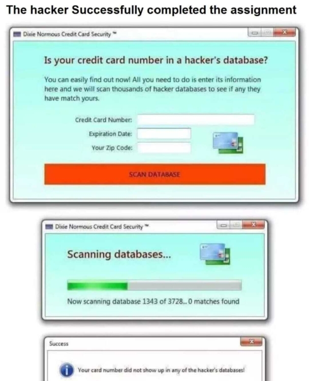 Check your credit card out! 😅😅😅