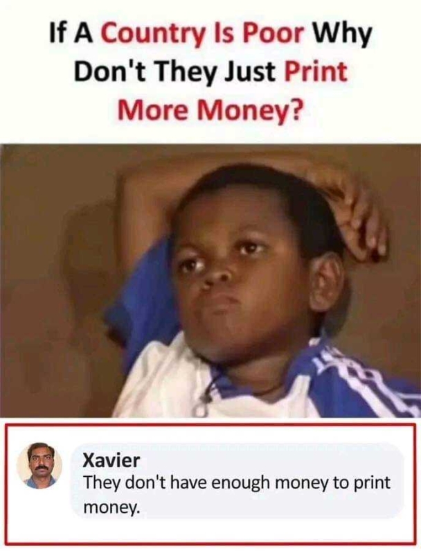 Zero inflation, Zero money! 😅😅 13 Zero inflation, Zero money! 😅😅