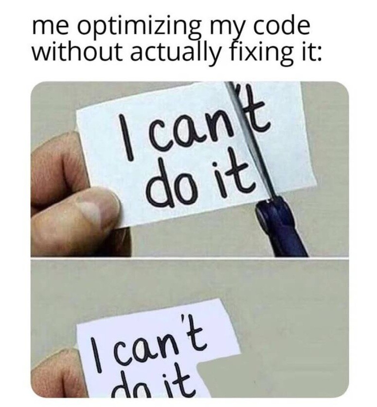 Optimize my code! 😅😂