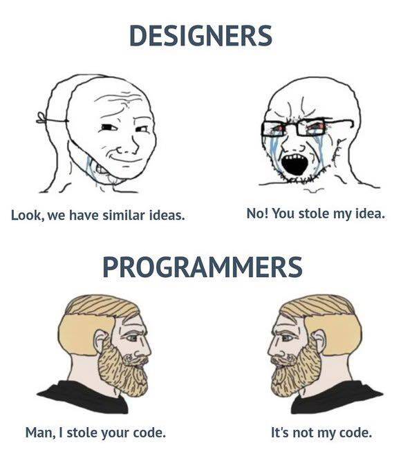 Programmers vs designers! 😂😂