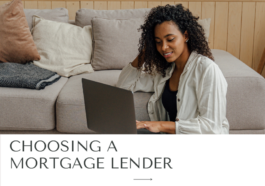 choosing a mortgage lender