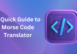 Morse Code Translator