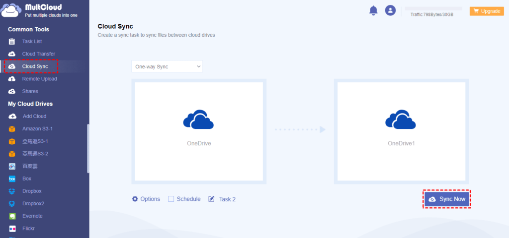 MultCloud- Cloud Sync