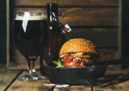 gourmet burgers and craft beer