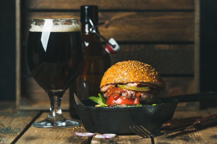 gourmet burgers and craft beer