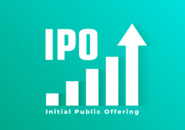 initial public offering ipo concept background with growth chart
